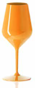  VERRE WINE 470ML Incassable - Orange - GOLD PLAST 